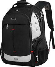 Large Laptop Backpack,Extra Large Travel Laptop Backpacks with USB Charging Port for Men Women,TSA Friendly Water Resistant Big Business College School Computer Bookbag Fit 17-inch Notebook,Black
