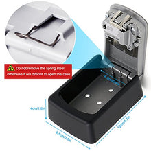 Diyife Key Lock Box, [Wall Mounted] Combination Key Safe Storage Lock Box for for Home Garage School Spare House Keys, Medium