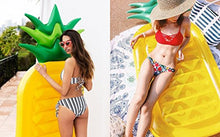 Vercrown Riesiges aufblasbares Ananas Schwimmtier,Pool Ananas Luftmatratze , Aufblasbar schwimmen Floß PVC Aufblasbarer Schwebebett Liegestühle Stuhl Luxus Ozean Lilo für Erwachsene und Kinder (L180*B90*H20cm)
