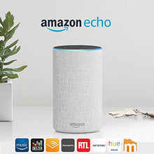 Amazon Echo (2ème génération), Enceinte connectée avec Alexa, Tissu sable