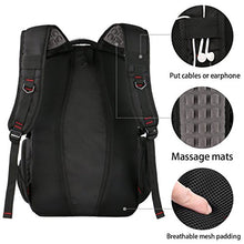Large Laptop Backpack,Extra Large Travel Laptop Backpacks with USB Charging Port for Men Women,TSA Friendly Water Resistant Big Business College School Computer Bookbag Fit 17-inch Notebook,Black